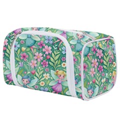 Fairies Fantasy Background Wallpaper Design Flowers Nature Colorful Toiletries Pouch by Maspions