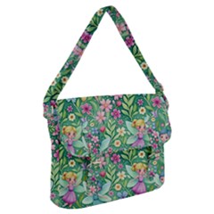 Fairies Fantasy Background Wallpaper Design Flowers Nature Colorful Buckle Messenger Bag