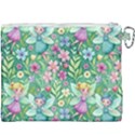 Fairies Fantasy Background Wallpaper Design Flowers Nature Colorful Canvas Cosmetic Bag (XXXL) View2