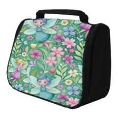 Fairies Fantasy Background Wallpaper Design Flowers Nature Colorful Full Print Travel Pouch (small)