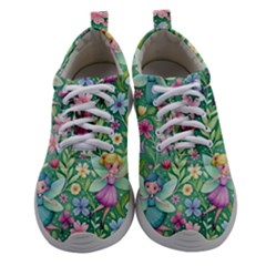 Fairies Fantasy Background Wallpaper Design Flowers Nature Colorful Women Athletic Shoes