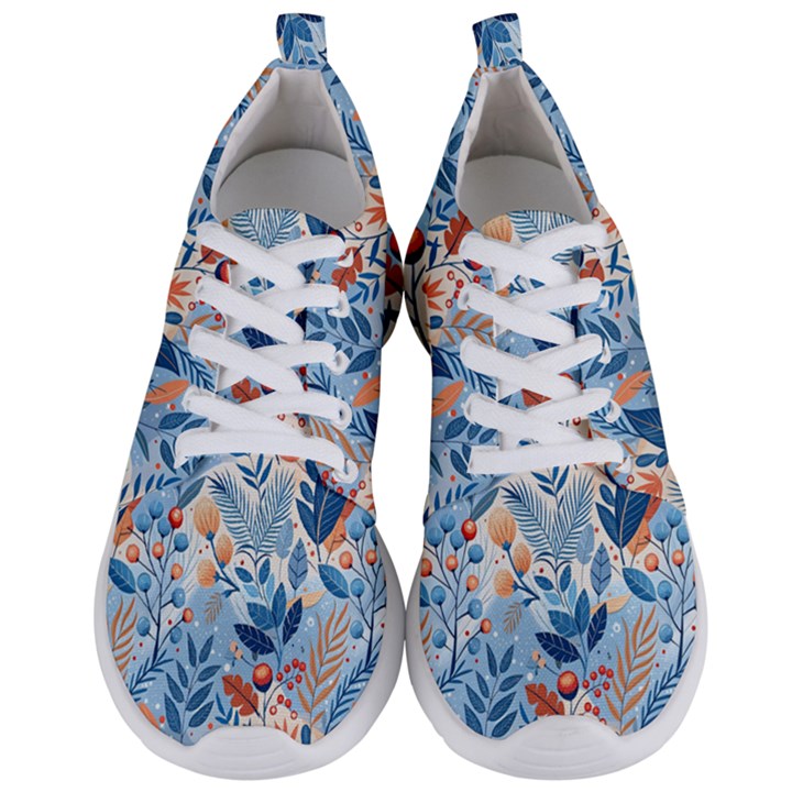 Berries Foliage Seasons Branches Seamless Background Nature Men s Lightweight Sports Shoes