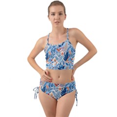 Berries Foliage Seasons Branches Seamless Background Nature Mini Tank Bikini Set