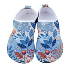 Berries Foliage Seasons Branches Seamless Background Nature Women s Sock-style Water Shoes