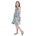 Floral Background Wallpaper Flowers Bouquet Leaves Herbarium Seamless Flora Bloom Kids  Skater Dress View2