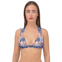 Seasons Foliage Branches Berries Seamless Background Texture Nature Double Strap Halter Bikini Top