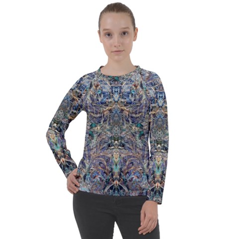 Alfabeto Women s Long Sleeve Raglan T-shirt by kaleidomarblingart