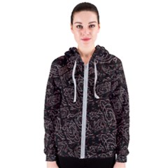 Fusionvibrance Abstract Design Women s Zipper Hoodie by dflcprintsclothing