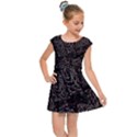 FusionVibrance Abstract Design Kids  Cap Sleeve Dress View1