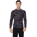 FusionVibrance Abstract Design Men s Long Sleeve Rash Guard View1