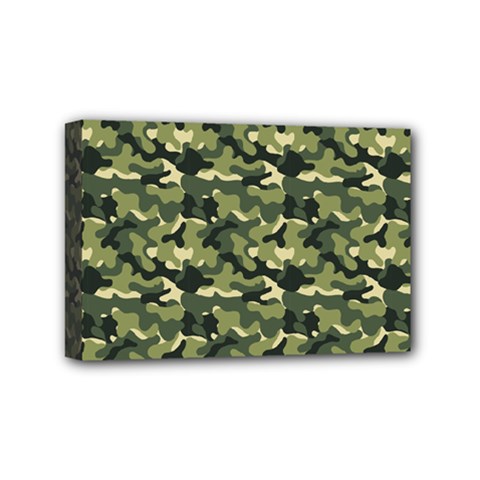 Camouflage Pattern Mini Canvas 6  X 4  (stretched) by goljakoff