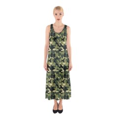 Camouflage Pattern Sleeveless Maxi Dress by goljakoff