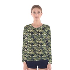 Camouflage Pattern Women s Long Sleeve T-shirt