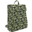 Camouflage pattern Flap Top Backpack View2