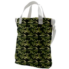 Camouflage Pattern Canvas Messenger Bag by goljakoff