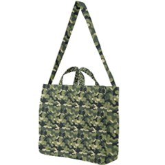 Camouflage Pattern Square Shoulder Tote Bag by goljakoff