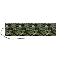 Camouflage Pattern Roll Up Canvas Pencil Holder (l) by goljakoff