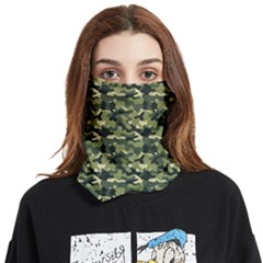 Camouflage Pattern Face Covering Bandana (two Sides) by goljakoff