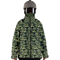 Camouflage Pattern Men s Zip Ski And Snowboard Waterproof Breathable Jacket