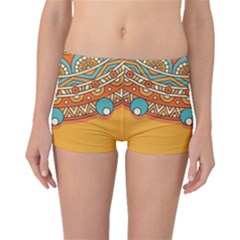 Mandala Orange Boyleg Bikini Bottoms by goljakoff