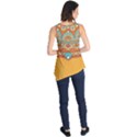 Mandala orange Sleeveless Tunic View2