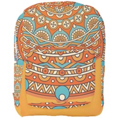 Mandala Orange Full Print Backpack by goljakoff