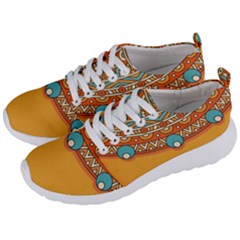 Mandala Orange Men s Lightweight Sports Shoes by goljakoff