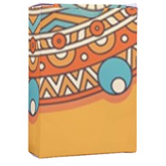 Mandala Orange Playing Cards Single Design (rectangle) With Custom Box