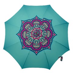 Mandala Blue Hook Handle Umbrellas (medium) by goljakoff