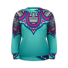 Mandala Blue Women s Sweatshirt