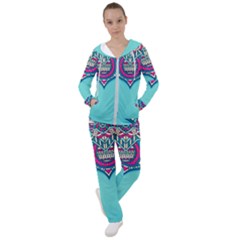 Mandala Blue Women s Tracksuit