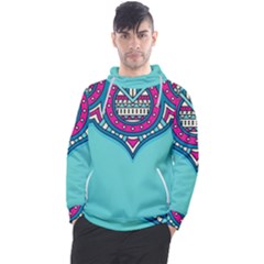 Mandala Blue Men s Pullover Hoodie