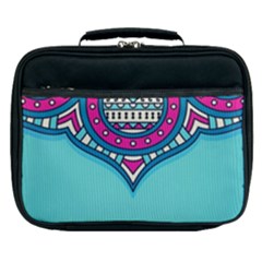 Mandala Blue Lunch Bag by goljakoff