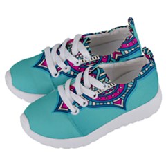 Mandala Blue Kids  Lightweight Sports Shoes by goljakoff