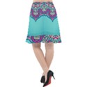 Mandala blue Fishtail Chiffon Skirt View2