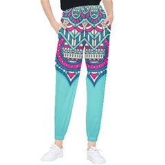 Mandala Blue Women s Tapered Pants by goljakoff