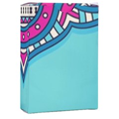 Mandala Blue Playing Cards Single Design (rectangle) With Custom Box