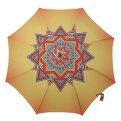 Mandala Sun Hook Handle Umbrellas (large) by goljakoff