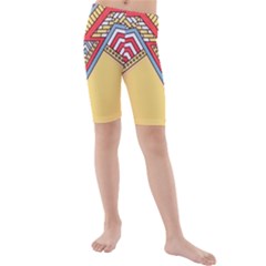 Mandala Sun Kids  Mid Length Swim Shorts by goljakoff