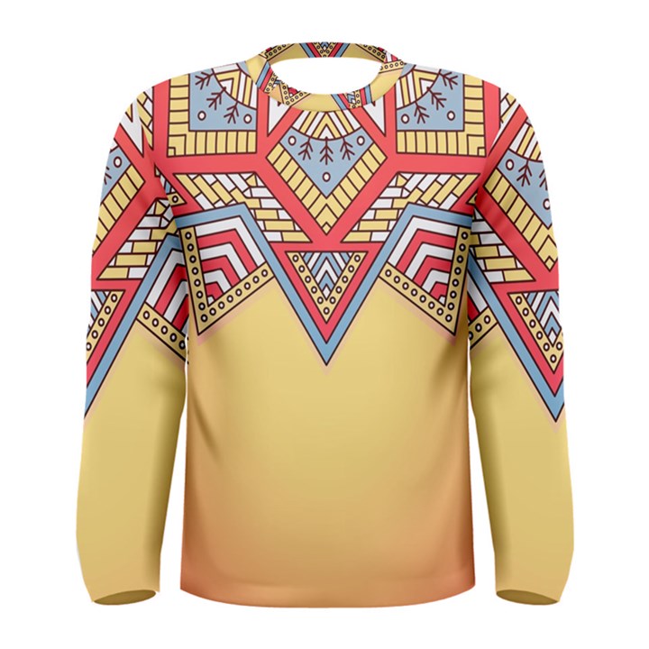 Mandala sun Men s Long Sleeve T-Shirt