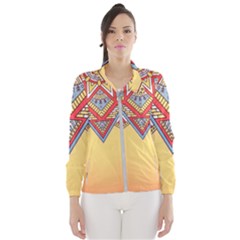 Mandala Sun Women s Windbreaker by goljakoff