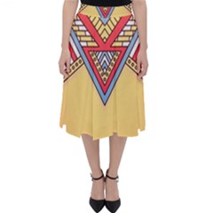 Mandala Sun Classic Midi Skirt by goljakoff