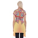 Mandala sun Short Sleeve Side Drop Tunic View2