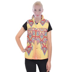 Mandala Sun Women s Button Up Vest