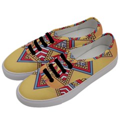 Mandala Sun Men s Classic Low Top Sneakers by goljakoff