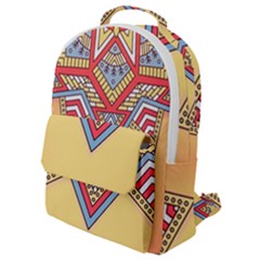 Mandala Sun Flap Pocket Backpack (small) by goljakoff