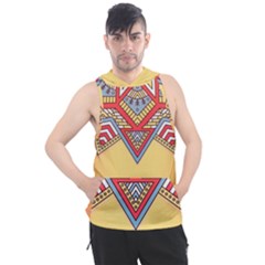 Mandala Sun Men s Sleeveless Hoodie by goljakoff