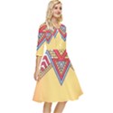 Mandala sun Classy Knee Length Dress View2