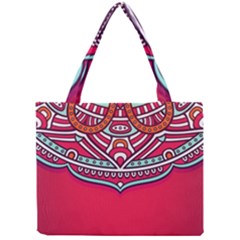 Mandala Red Mini Tote Bag by goljakoff