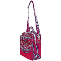 Mandala Red Crossbody Day Bag by goljakoff